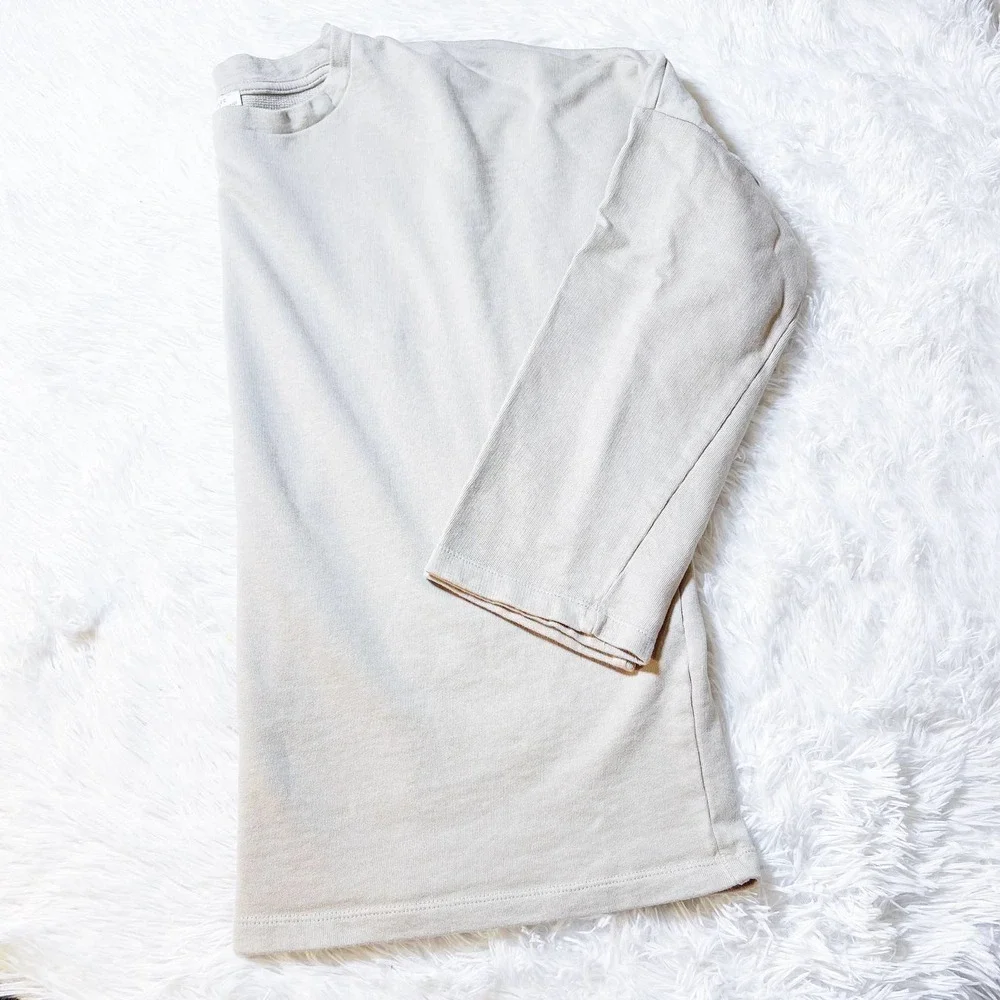 Zara Classic Crewneck Light Sweater Beige Size S